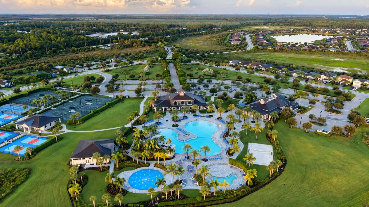The Place at Corkscrew amenities aerial